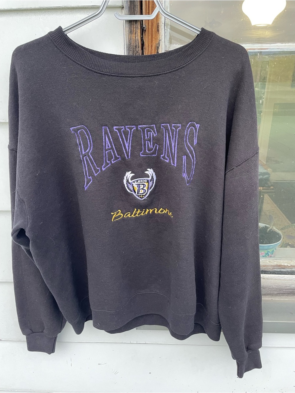 Vintage 90s Lee Sport Baltimore Ravens NFL Crewneck Made USA